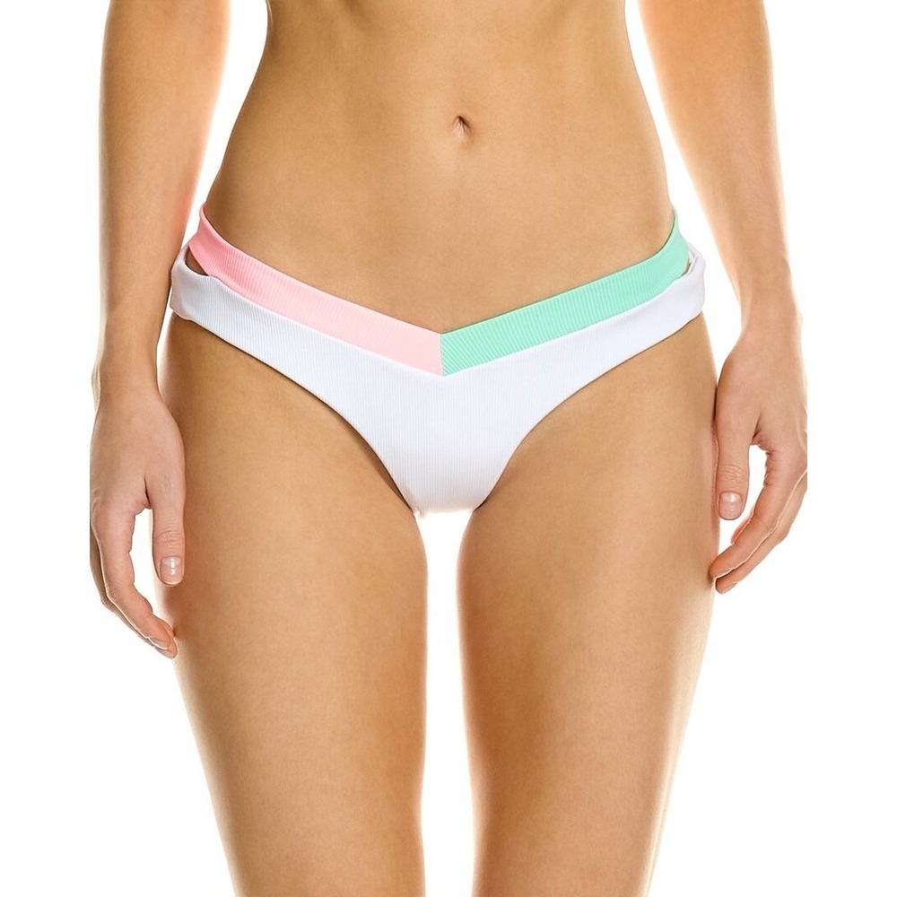 Peixoto Women's Jolie Strawberry Pastel Low Rise Bikini Bottoms Size Medium NWT